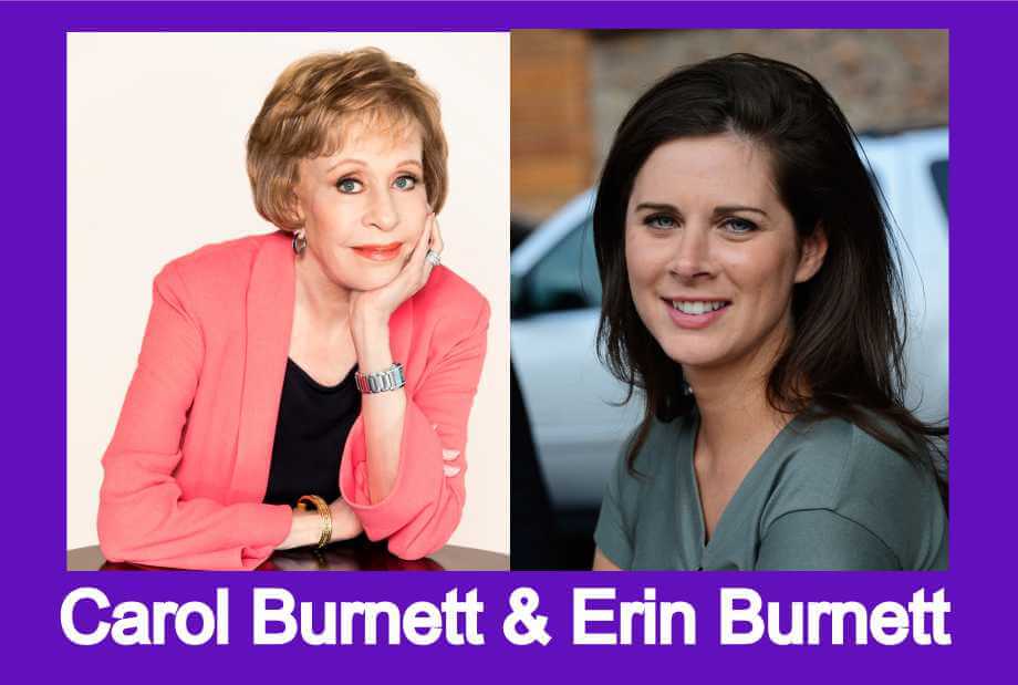 Is Erin Burnett sister to Carol Burnett?